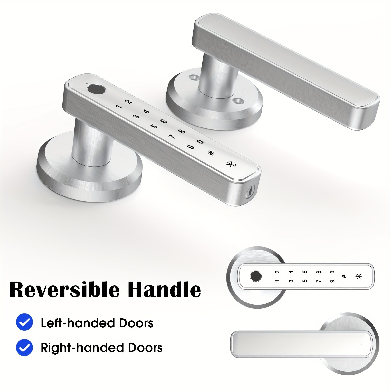 4 in 1 Smart Fingerprint Door Lock by Snagg A Smart Door Lock