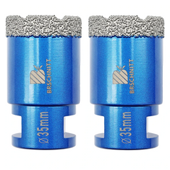 Vacuum Brazed Diamond Core Drill Bit & Heavy Duty Hole Saw for Granite, Porcelain, and Ceramic