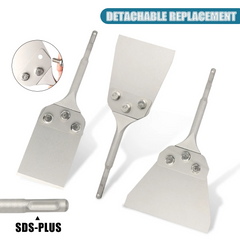 SDS Plus Heavy Duty Floor Scraper | Replaceable Scaling Chisel for Tile, Adhesive & Concrete Removal