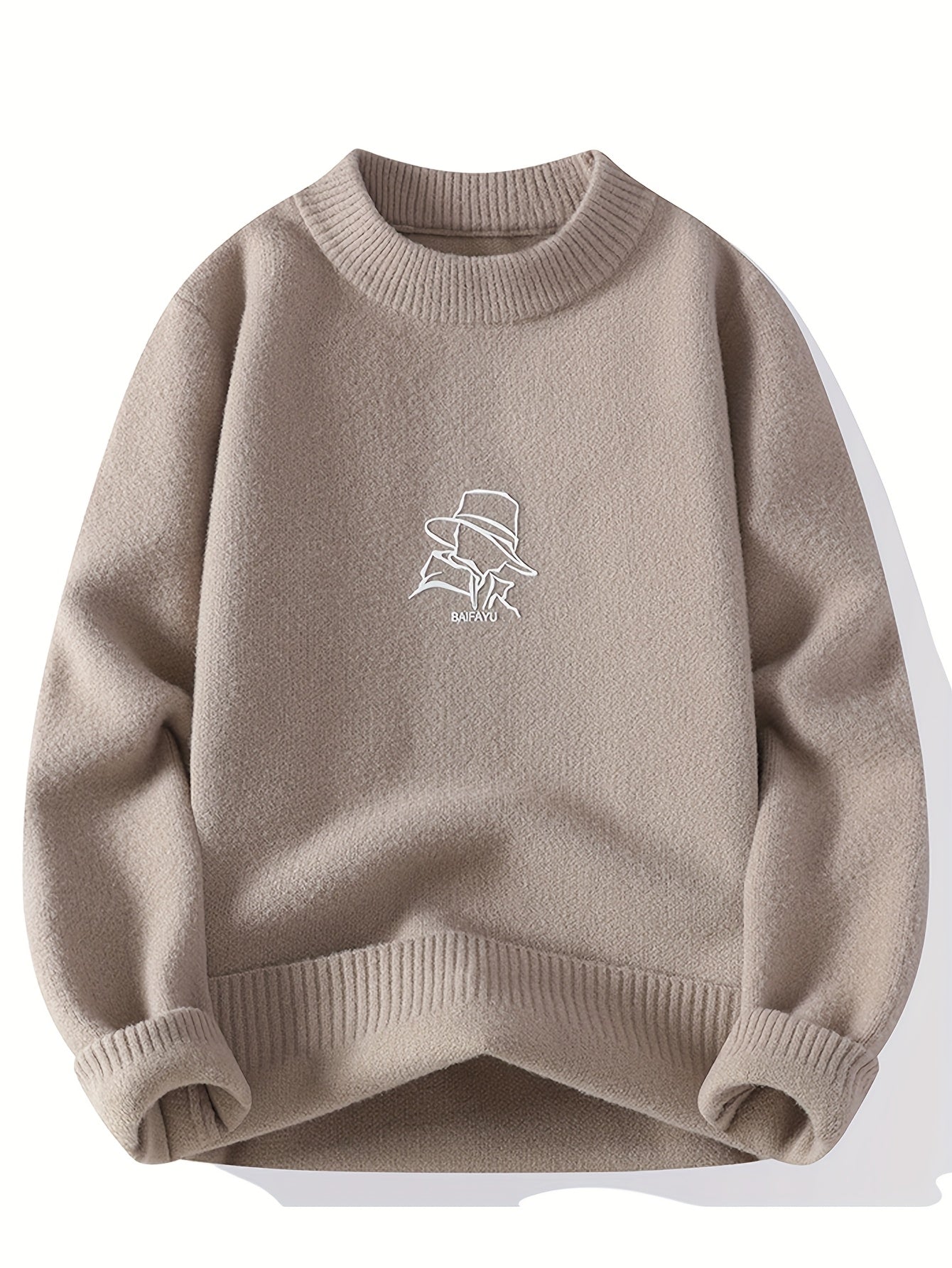 Men’s Graphic Knit Sweatshirt by Snagg A Jumper