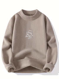 Men’s Graphic Knit Sweatshirt by Snagg A Jumper