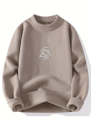 Men’s Graphic Knit Sweatshirt by Snagg A Jumper