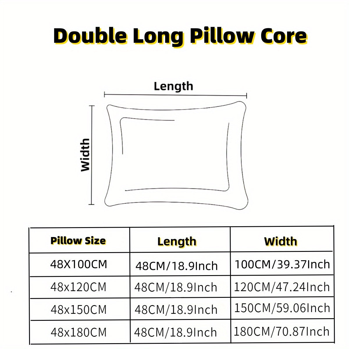 Luxury Long Full Body Pillow – Soft Polyester Support by Snagg A Pillow