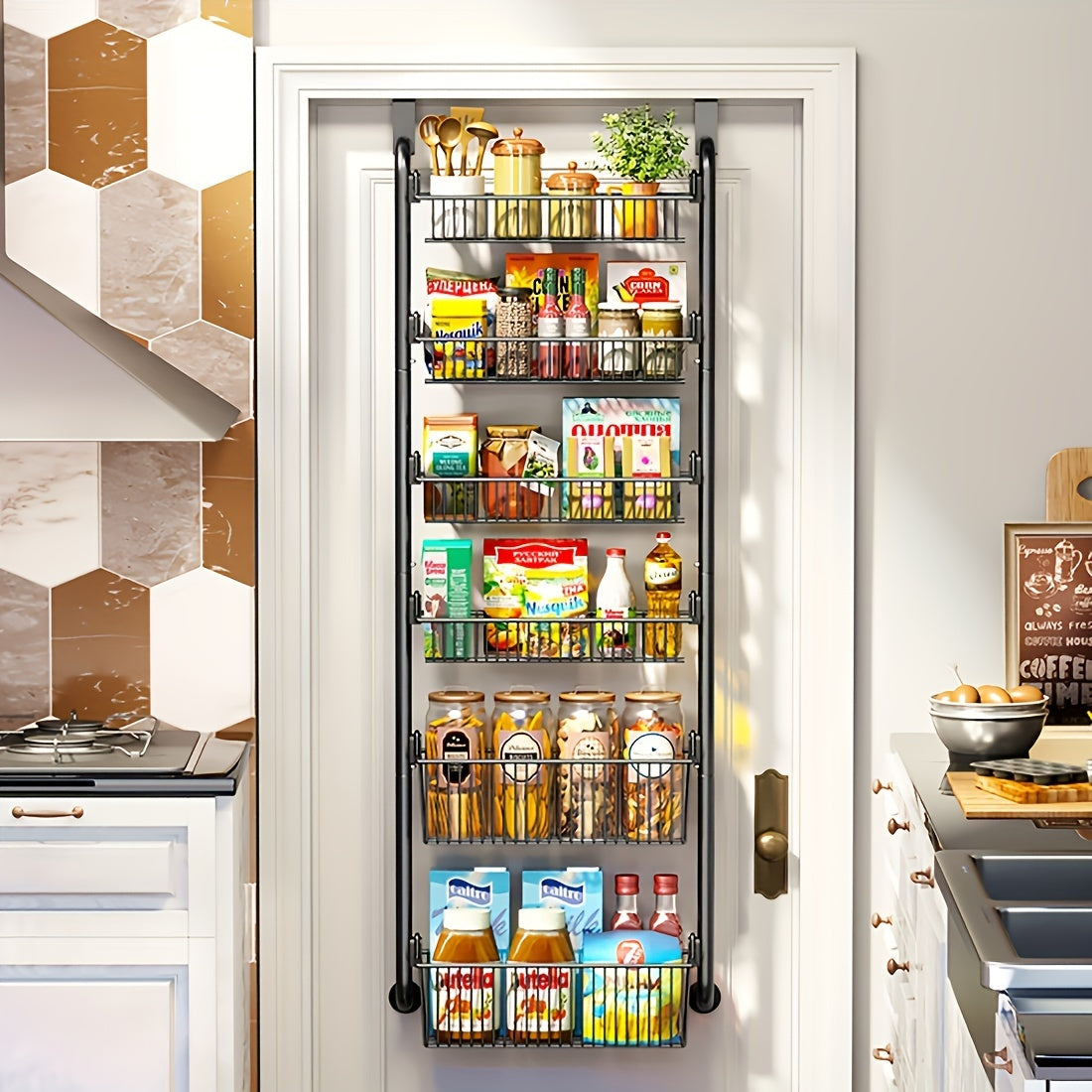 Over-the-Door Pantry Organizer by Snagg A Rack