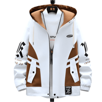 Casual Hooded Patchwork Jacket - SnaggIt