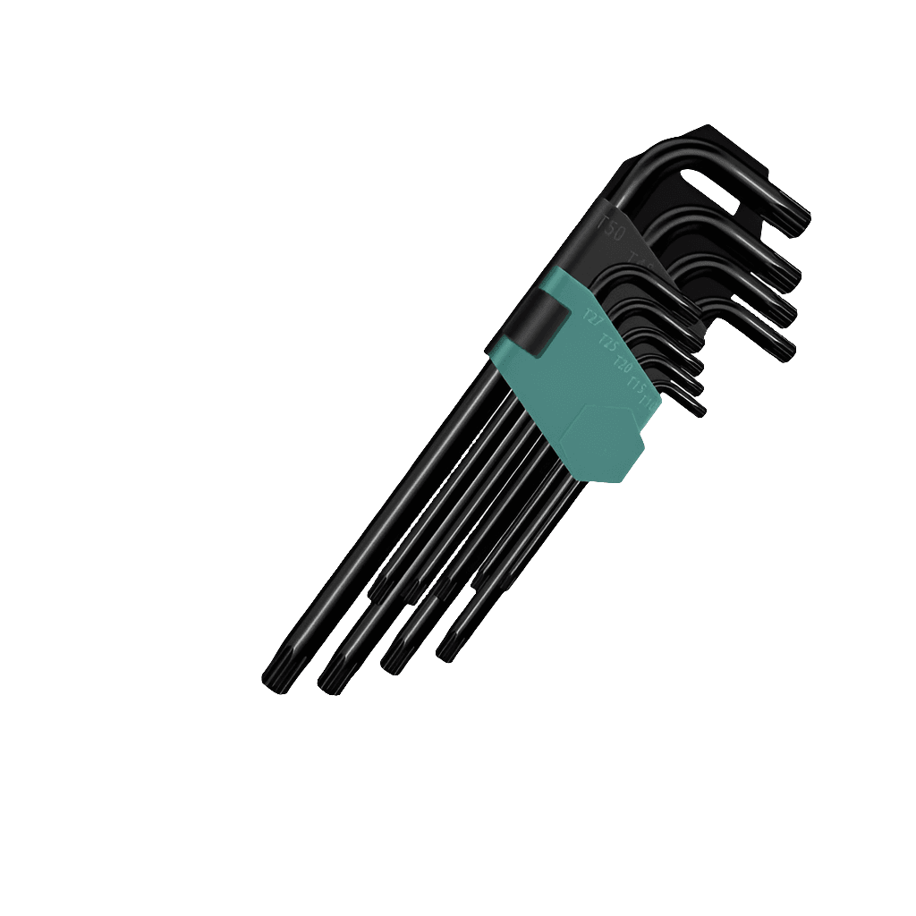 9-Piece L-Shaped Hex Key Set - SnaggIt