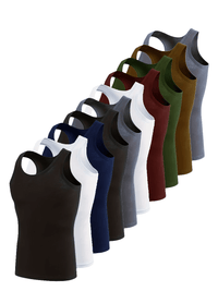 10pcs Men’s Athletic Tank Tops - SnaggIt
