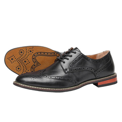 Men’s Brogue Dress Shoes – Lace-Up Formal Wedding & Social Shoes by Snagg A Shoes