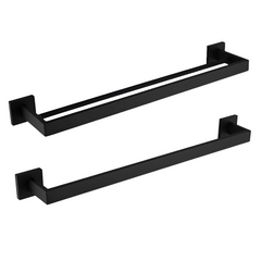Stainless Steel Towel Rack – Single & Double Bar by Snagg A Rack