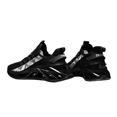Black Sneakers – Lightweight Trainers with Height Boost - SnaggIt