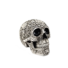 Floral Skull Resin Sculpture by Snagg A Sculpture