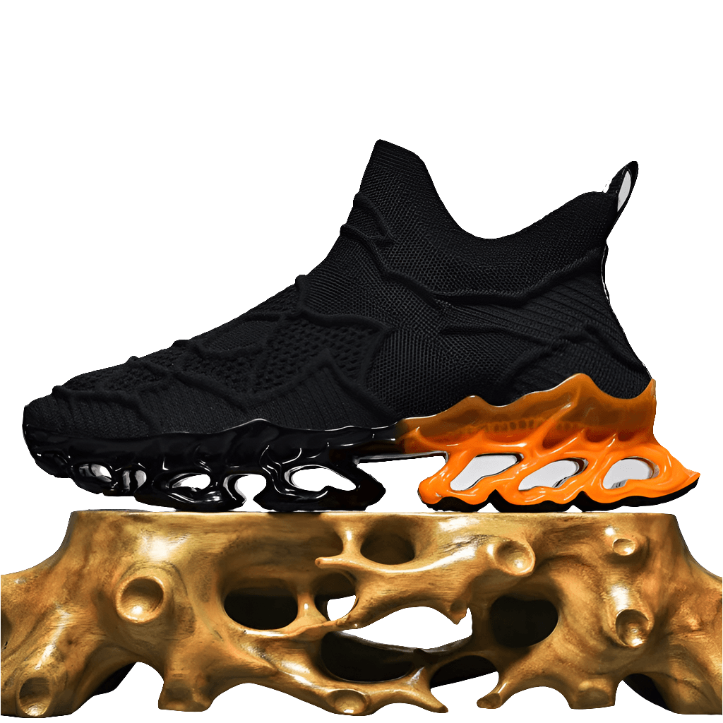 Black Sneakers – Lightweight Trainers with Height Boost - SnaggIt