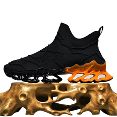 Black Sneakers – Lightweight Trainers with Height Boost - SnaggIt