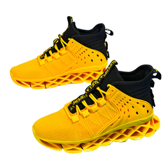 Men’s Casual Sneakers – Breathable Flyknit Trainers by Snagg A Shoes