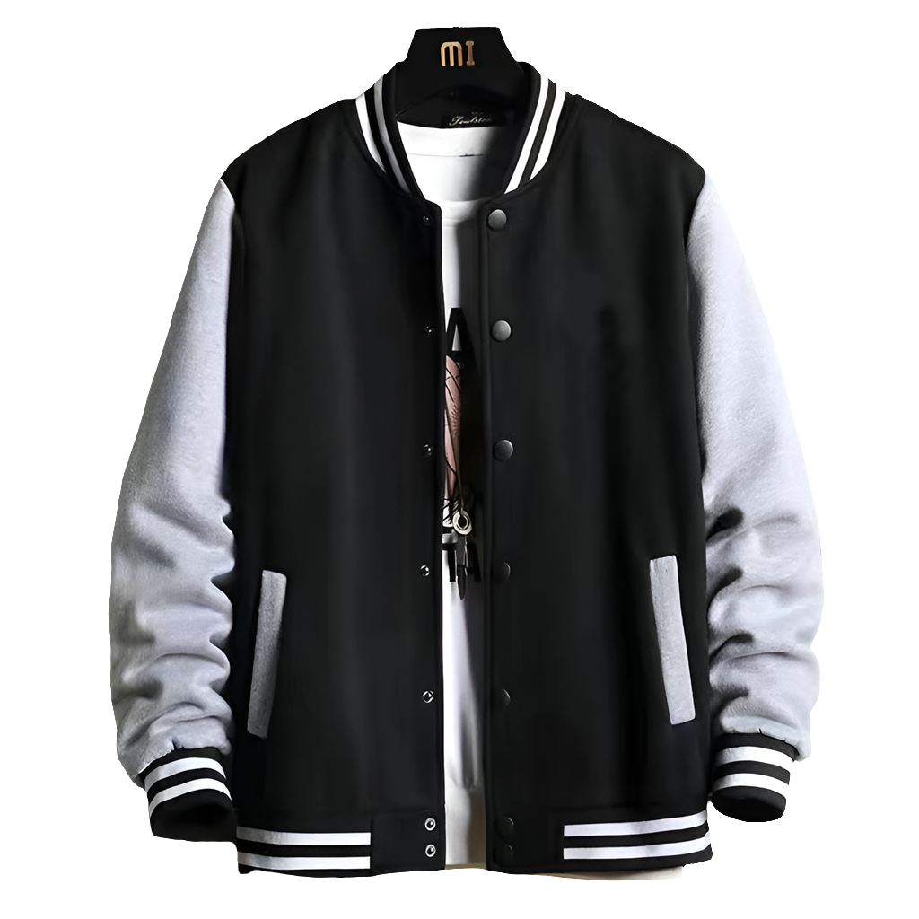 Supzoom Fleece Casual Baseball Bomber Jacket by Snagg A Jacket