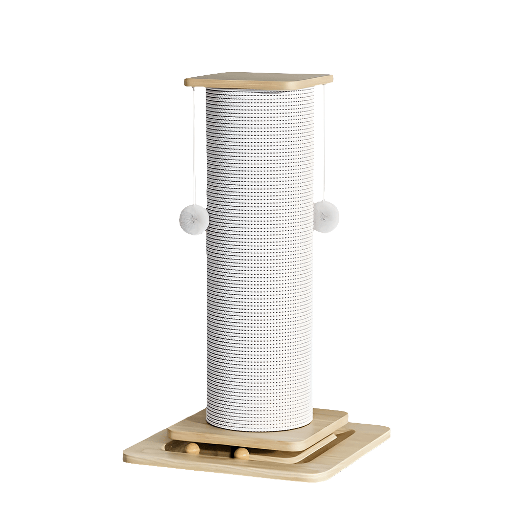 Cat Scratching Post With Sisal Rope with Hanging Play Ball - SnaggIt