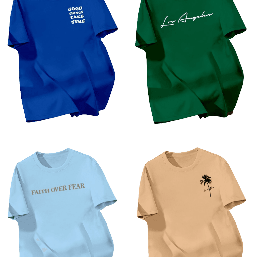 4pcs Men’s Outdoor Sports T-Shirts - SnaggIt