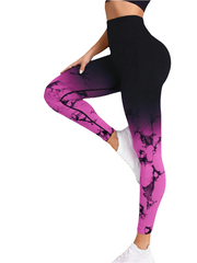 Tie-Dye Seamless Yoga Pants by Snagg A Pant