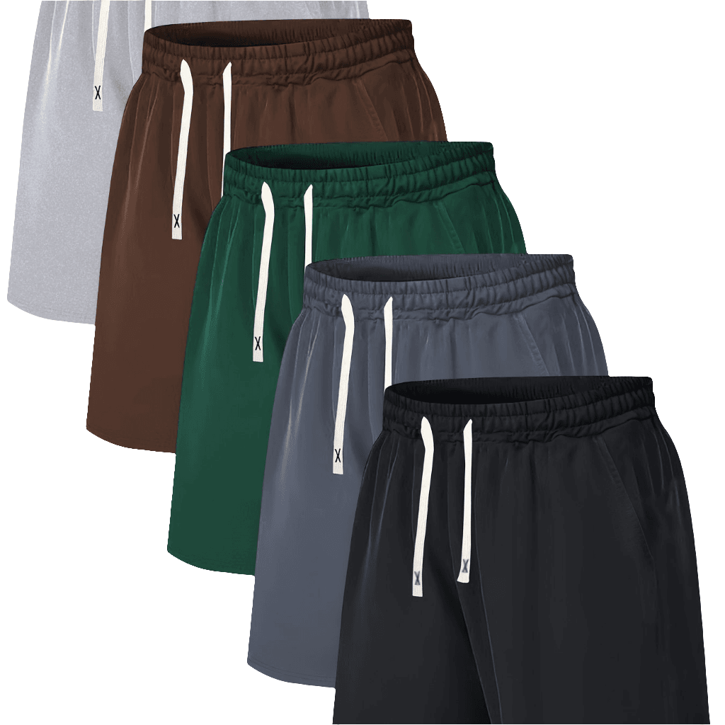 5pcs Men’s Lightweight Athletic Shorts - SnaggIt