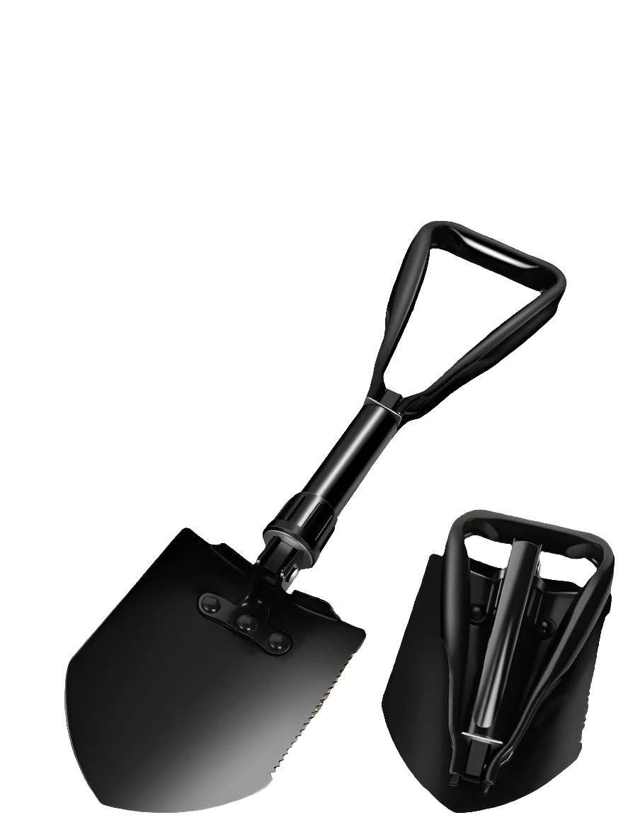 Military Grade Folding Survival Shovel by Snagg A Shovel