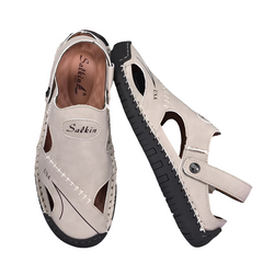 Handmade Men’s Leather Sandals by Snagg A Slipper
