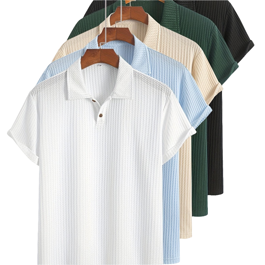 Men’s 5-Pack Summer Casual Sports Polo Shirts by Snagg A Shirt