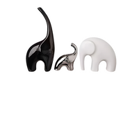 Family of Three Elephant Figurines by Snagg A Sculpture