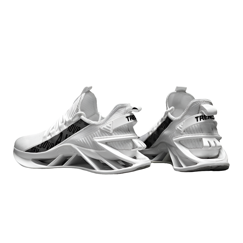 White Sneakers – Lightweight Trainers with Height Boost by Snagg A Shoes
