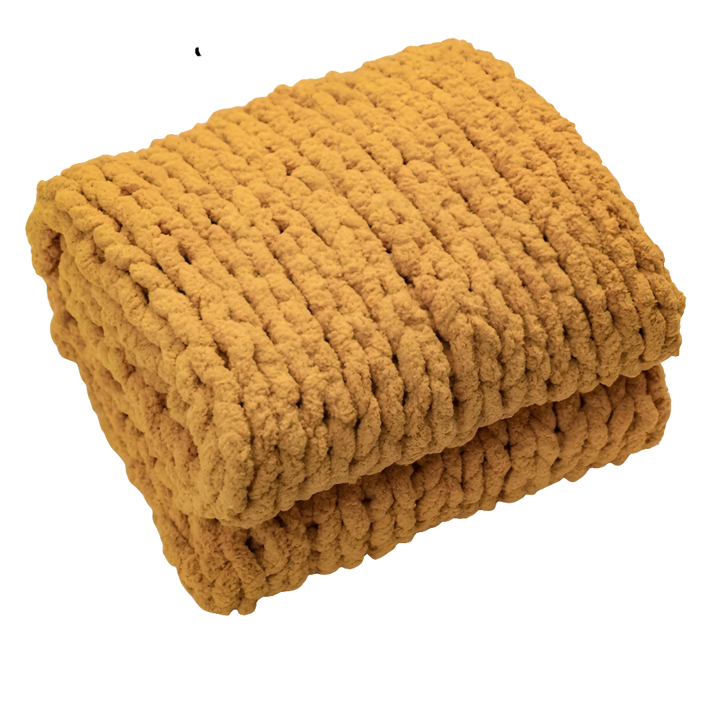 Cozy Chenille Chunky Knit Throw Blanket by Snagg A Throw