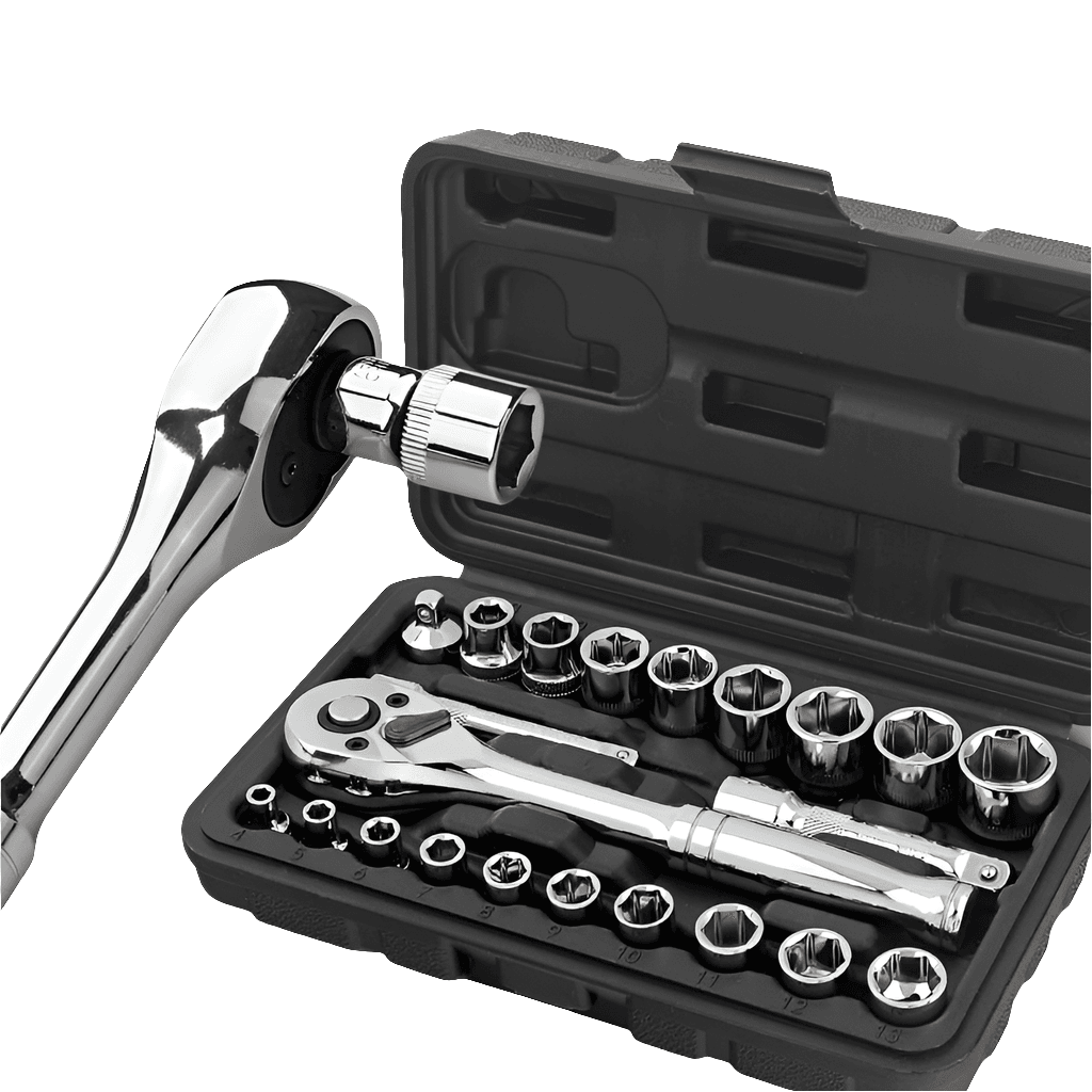 46/22-Piece Socket Wrench Set - SnaggIt