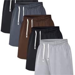 5pcs Men’s Lightweight Athletic Shorts - SnaggIt