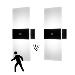 2pcs Rechargeable Magnetic Night Lights by Snagg A Wall Light