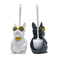 Resin Dog Sculpture Toilet Brush Holder by Snagg A Toilet Brush