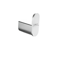 Brushed Nickel Wall Mounted Robe Hook by Snagg A Hook