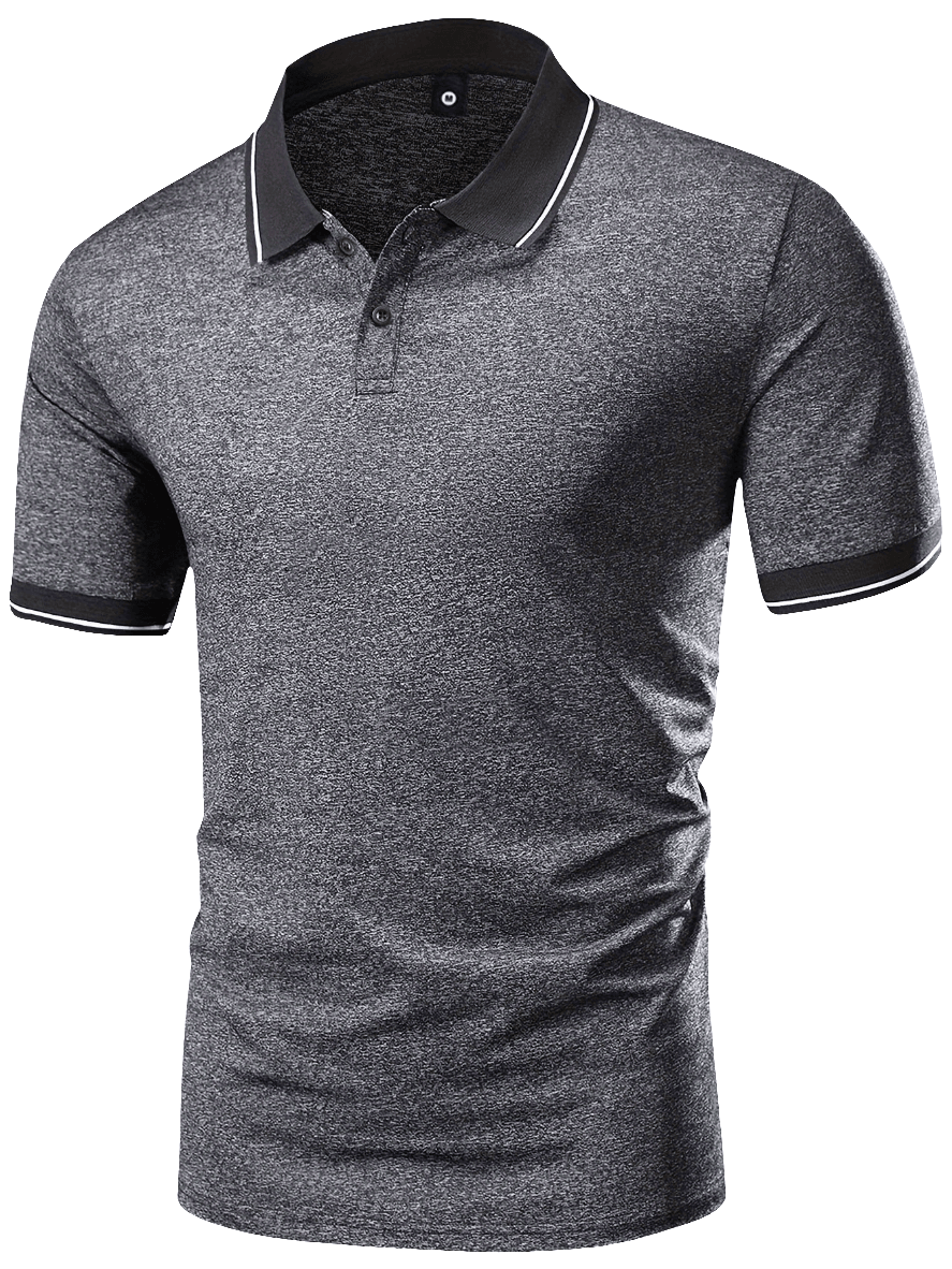 5pcs Men’s Lapel Collar T-Shirts - SnaggIt