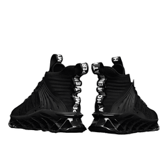 Black Sneakers – Lightweight Trainers with Height Boost - SnaggIt