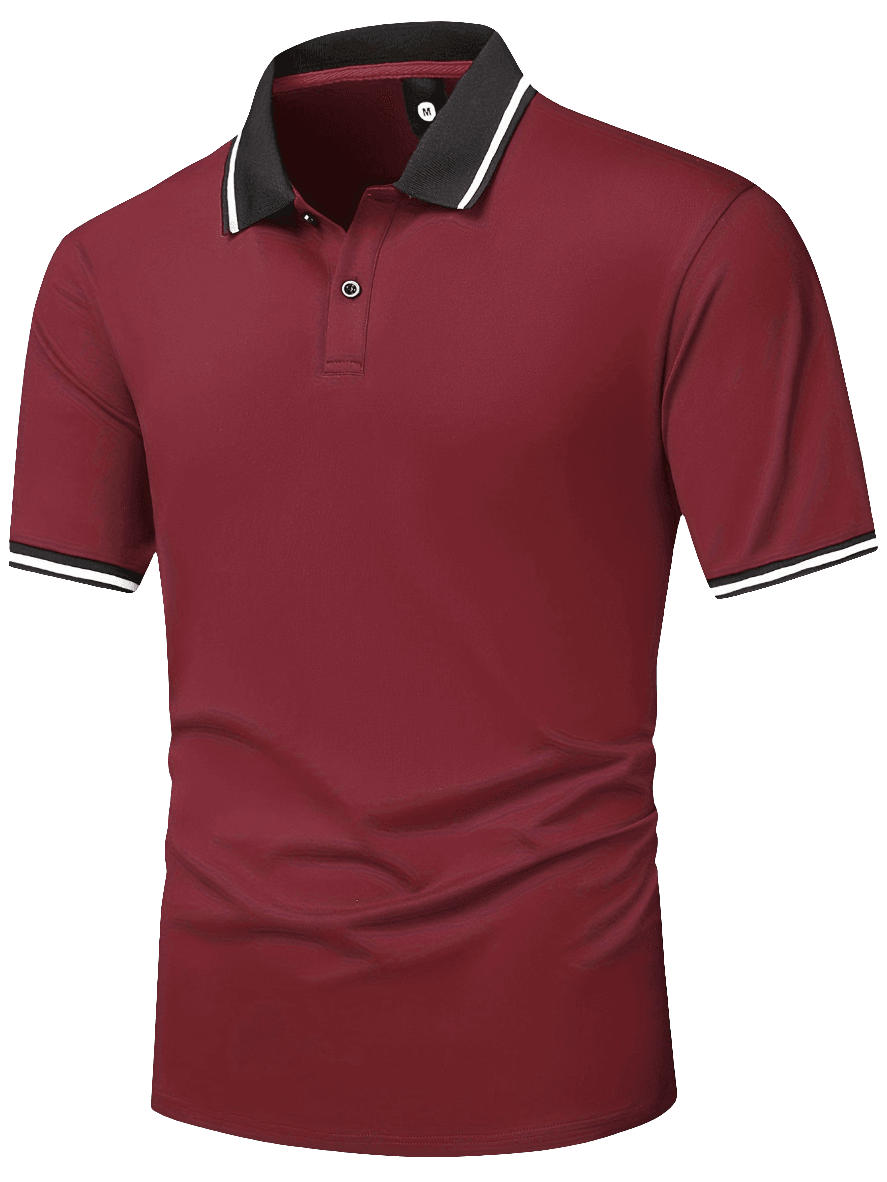 5pcs Men’s Lapel Collar T-Shirts - SnaggIt