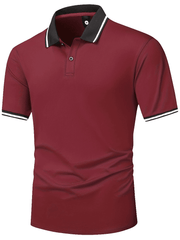5pcs Men’s Lapel Collar T-Shirts - SnaggIt