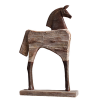 Vintage Resin Horse & Bull Figurines by Snagg A Sculpture