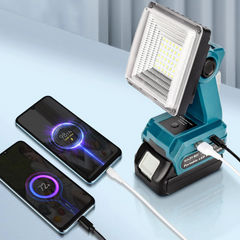 Cordless LED Work Light Compatible With Makita 18V LXT Battery - Spotlight