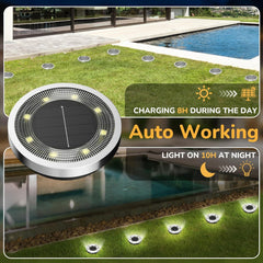 16pcs Solar Ground Lights by Snagg An Outdoor Light