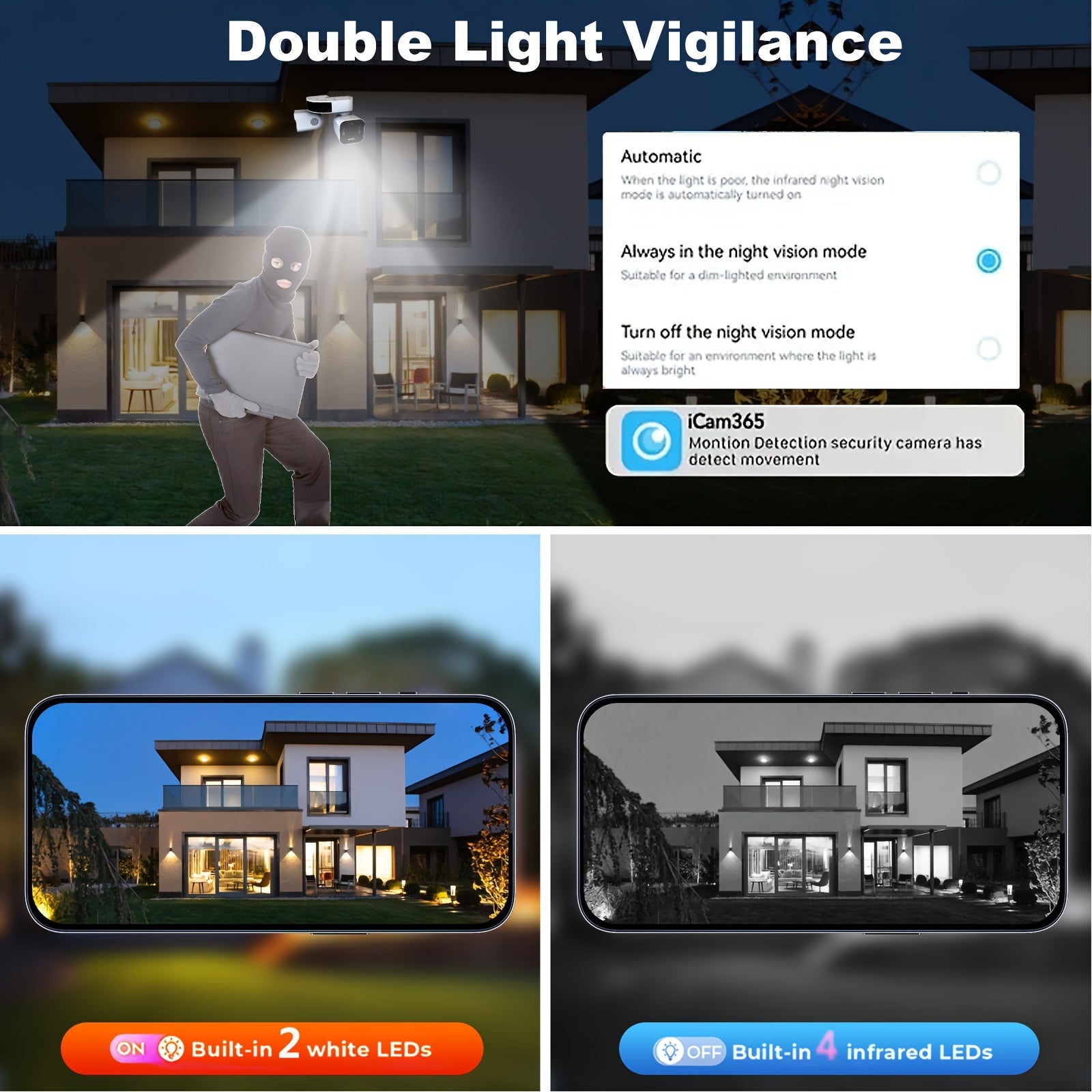 3MP Outdoor WiFi Security Camera with Motion Detection by Snagg An Outdoor Camera