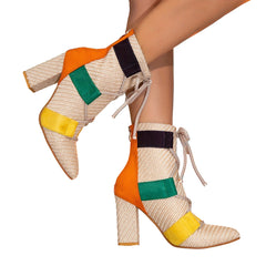 Elegant Women’s High-Heel Ankle Boots by Snagg A Shoes