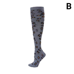 Athletic Compression Socks — High-Top Circulation Support for Running & Recovery