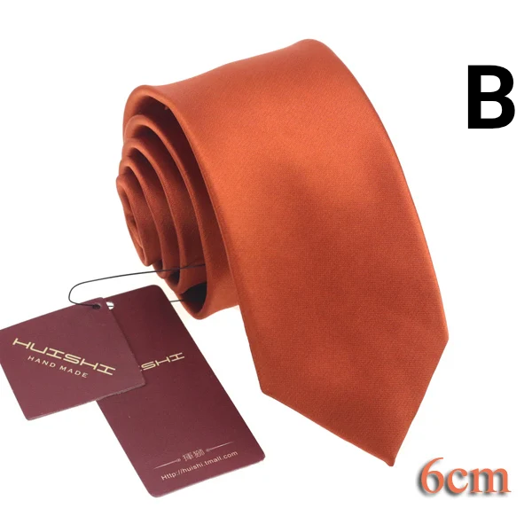 Men’s Slim Tie - Classic Solid & Striped Designs Fashionable Business Neckwear - B - 6 Cm - Others In Fashion