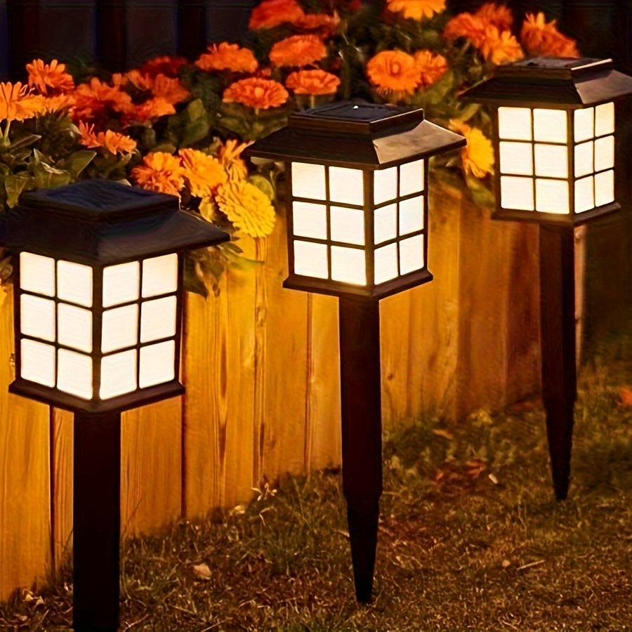 8 Pack Outdoor Lawn & Patio Decorative Lanterns Solar LED Garden Lights by Snagg An Outdoor Light