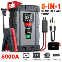 6000A Car Jump Starter with Air Compressor by Snagg A Jump Starter