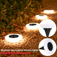 8pcs Solar Ground Lights – IP44 Waterproof Outdoor Pathway by Snagg An Outdoor Light