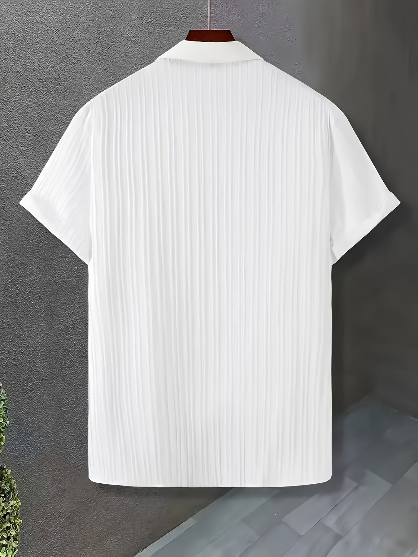 Men’s 5-Pack Casual Short Sleeve Button-Up Shirts – Classic Lapel Collar by Snagg A Shirt