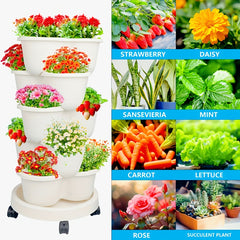 Stackable 3 Tier Flower Pot Set by Snagg A Pot